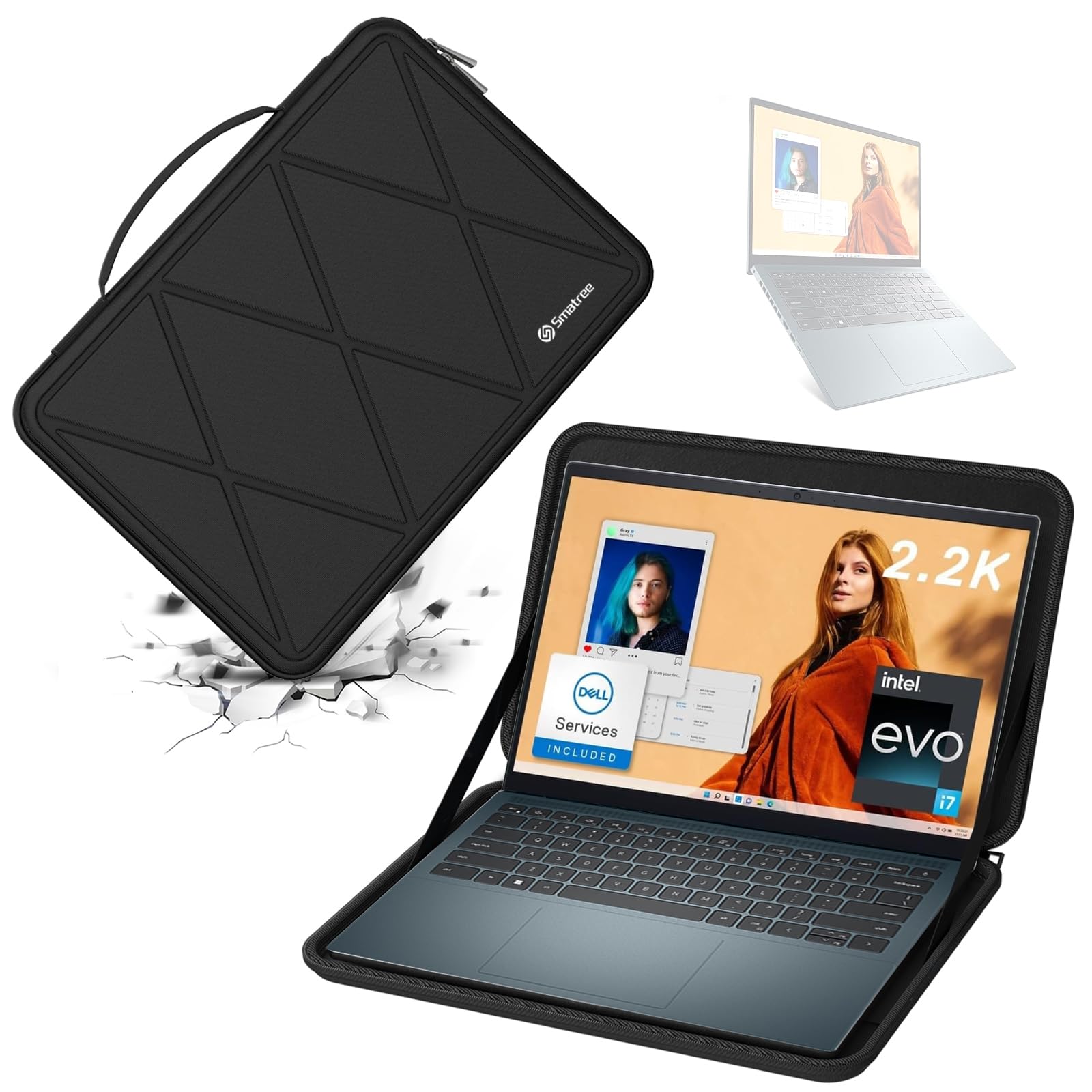 Funda Protectora Smatree Para Dell Inspiron De 14 Pulgadas - Venta Internacional.