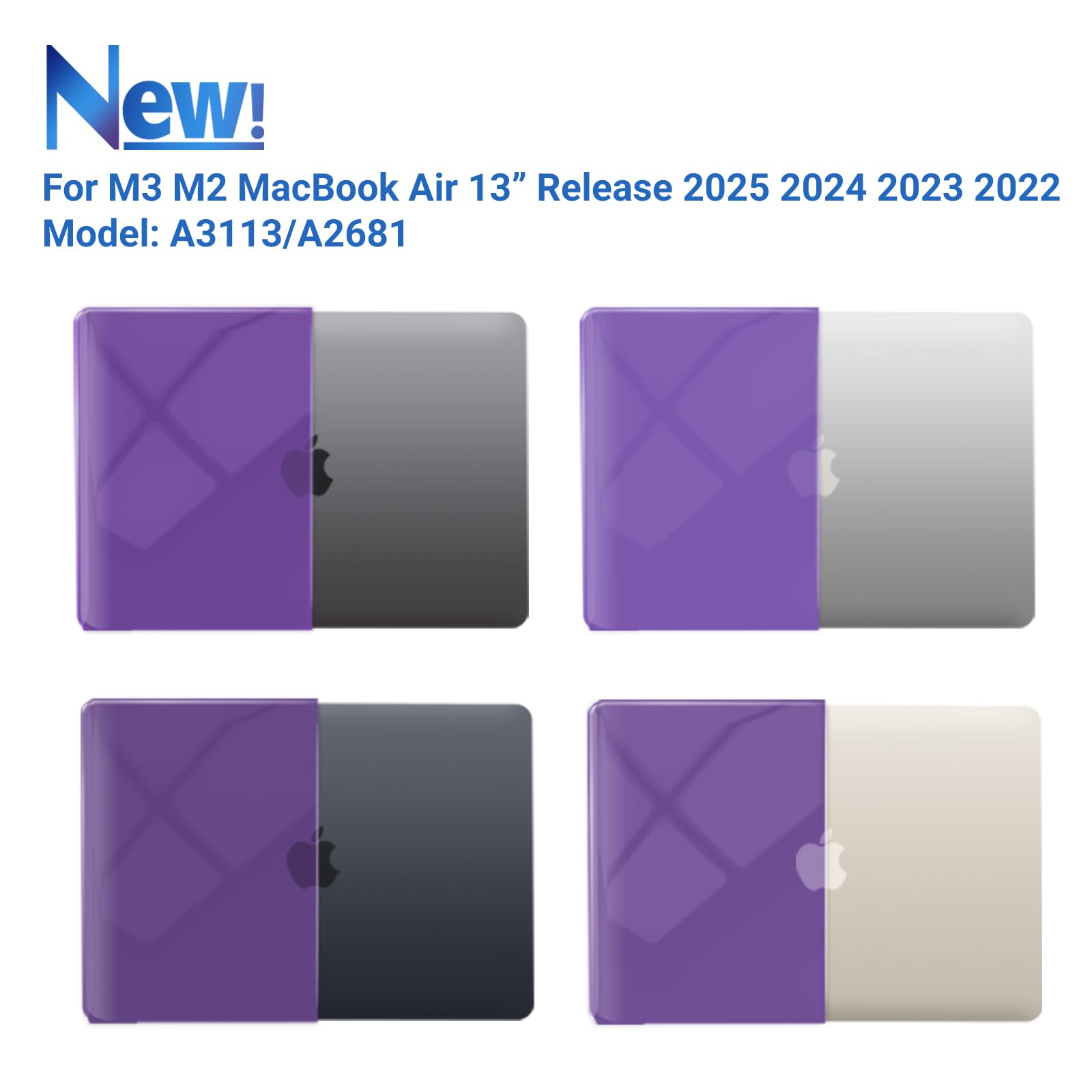 Foto 5 pulgar | Funda Ibenzer Compatible Con Macbook Air 13 Pulgadas M4 A3240 - Venta Internacional.