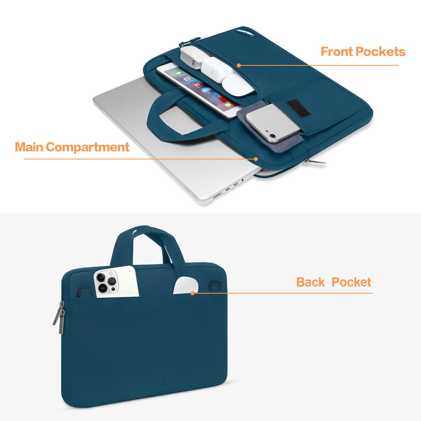 Foto 3 pulgar | Bandolera Para Portátil Compatible Con Mosiso  Macbook De 13 A 13 3 Pulgadas - Venta Internacional.