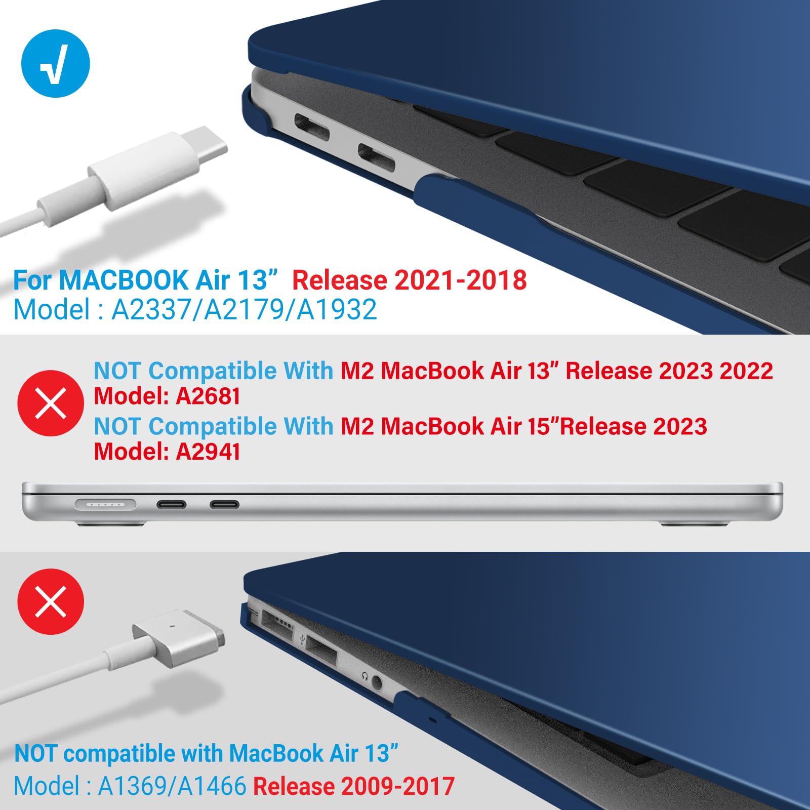 Foto 5 pulgar | Funda Ibenzer Compatible Con Macbook Air De 13 Pulgadas  2018 - Venta Internacional.