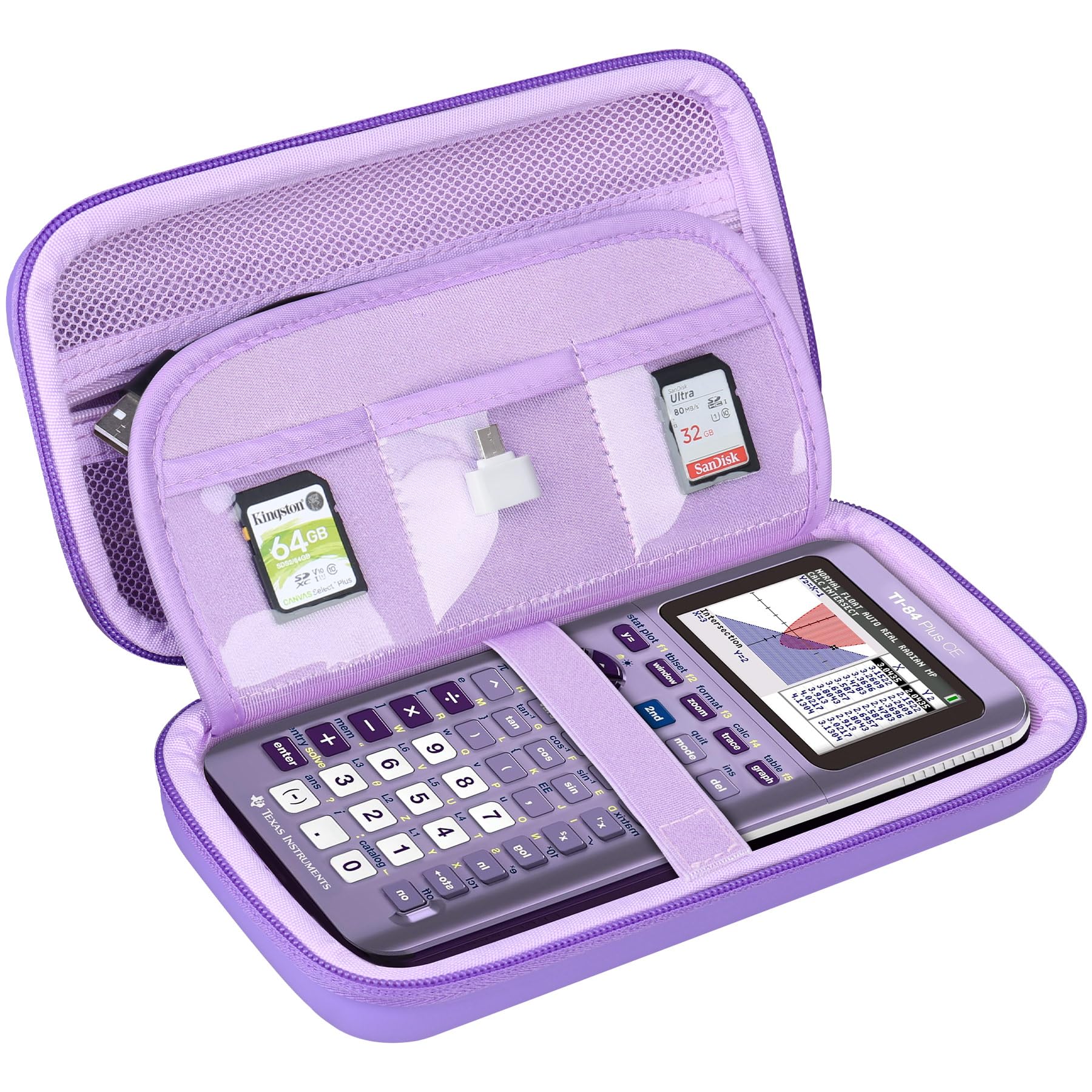 Funda Rígida Bovke Para Texas Instruments Ti-84 Plus Ce  Color Morado - Venta Internacional.
