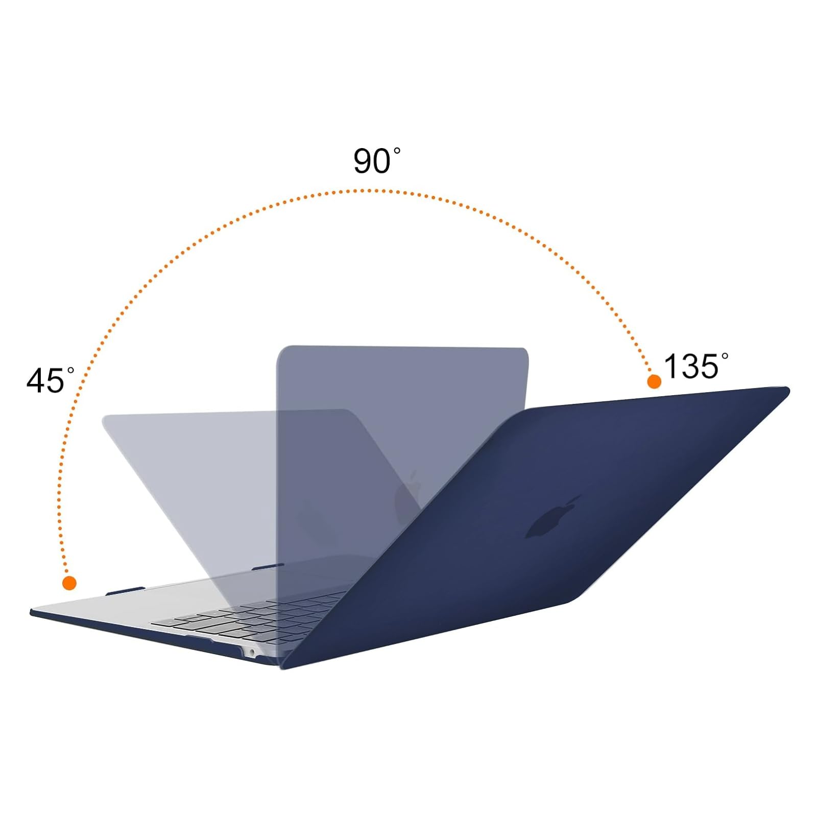 Foto 4 | Funda Mosiso Compatible Con Macbook Air De 13 3 Pulgadas  Color Azul Marino - Venta Internacional.