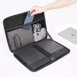 Foto 5 | Funda Para Portátil Doiso De 17 3 Pulgadas Impermeable Eva Azul Oscuro - Venta Internacional.