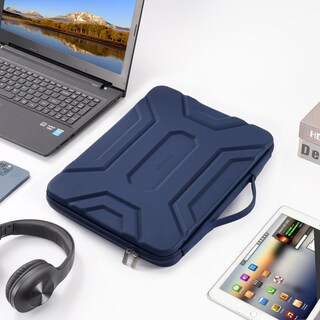 Foto 6 | Funda Para Portátil Doiso De 17 3 Pulgadas Impermeable Eva Azul Oscuro - Venta Internacional.