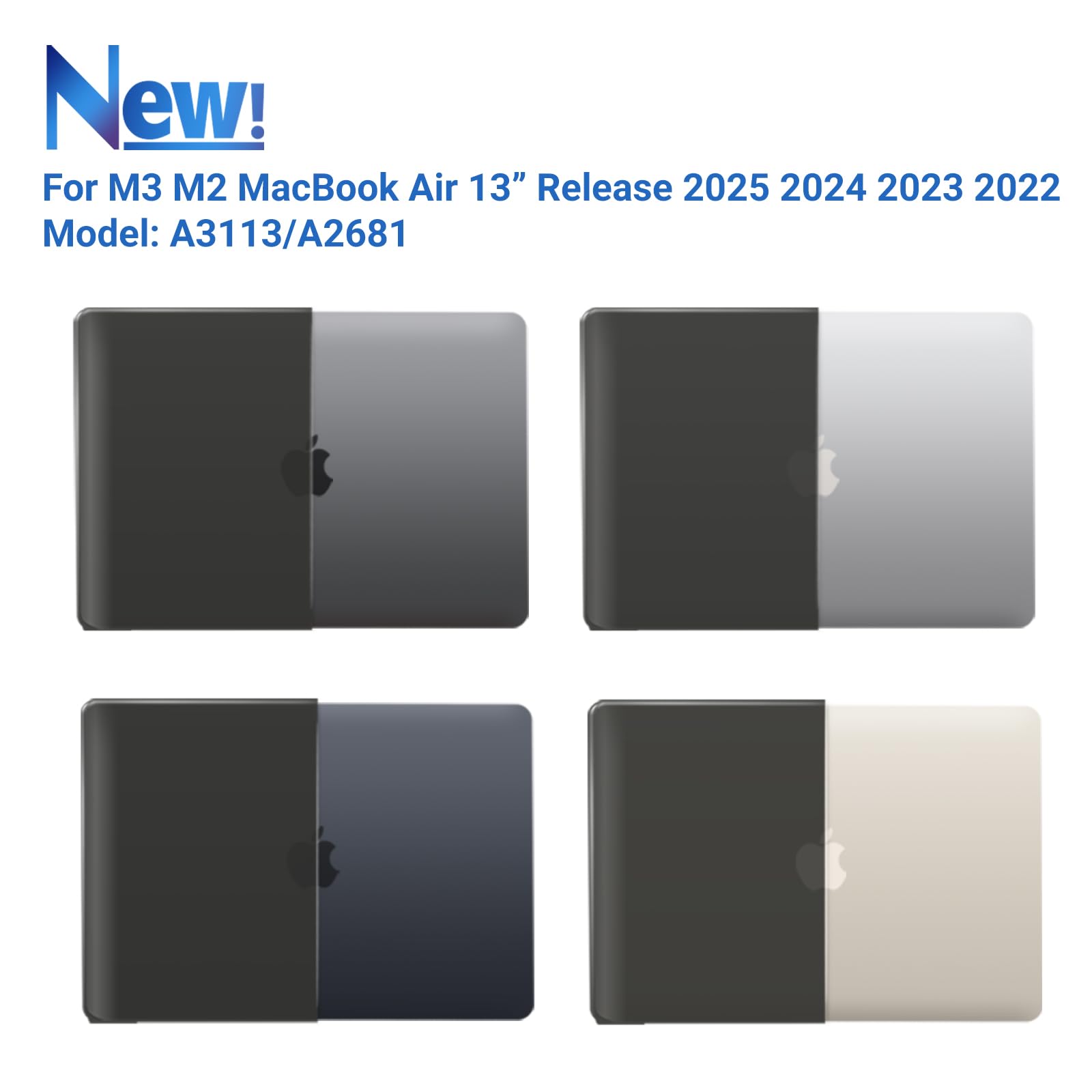 Foto 5 pulgar | Funda Ibenzer Compatible Con Macbook Air 13 Pulgadas M4 A3240 - Venta Internacional.