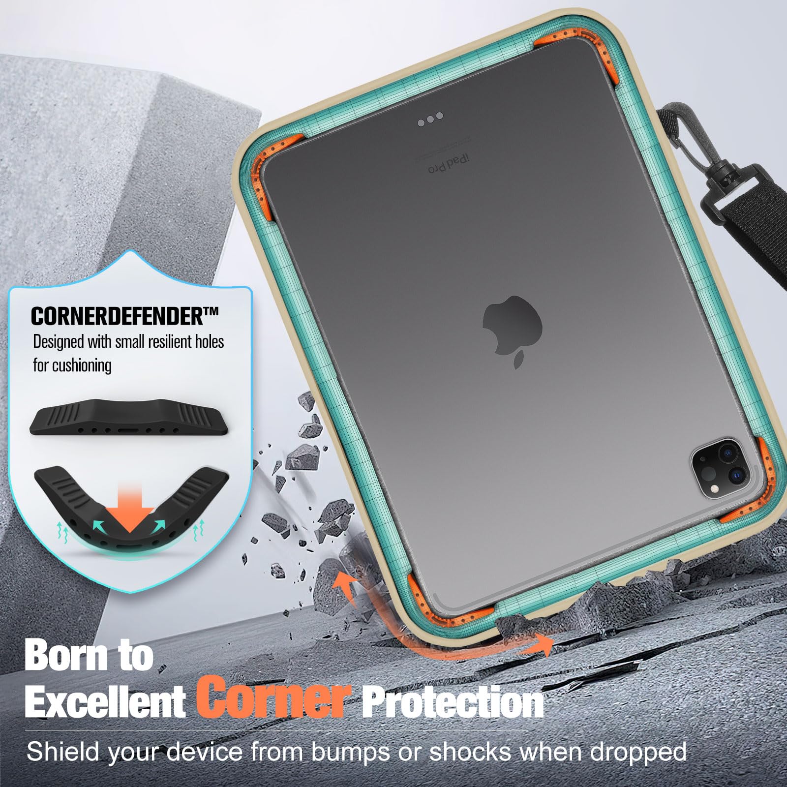 Foto 4 pulgar | Funda Para Tableta Moko De 9 A 11 Pulgadas Para Ipad Air M3 Sand - Venta Internacional.