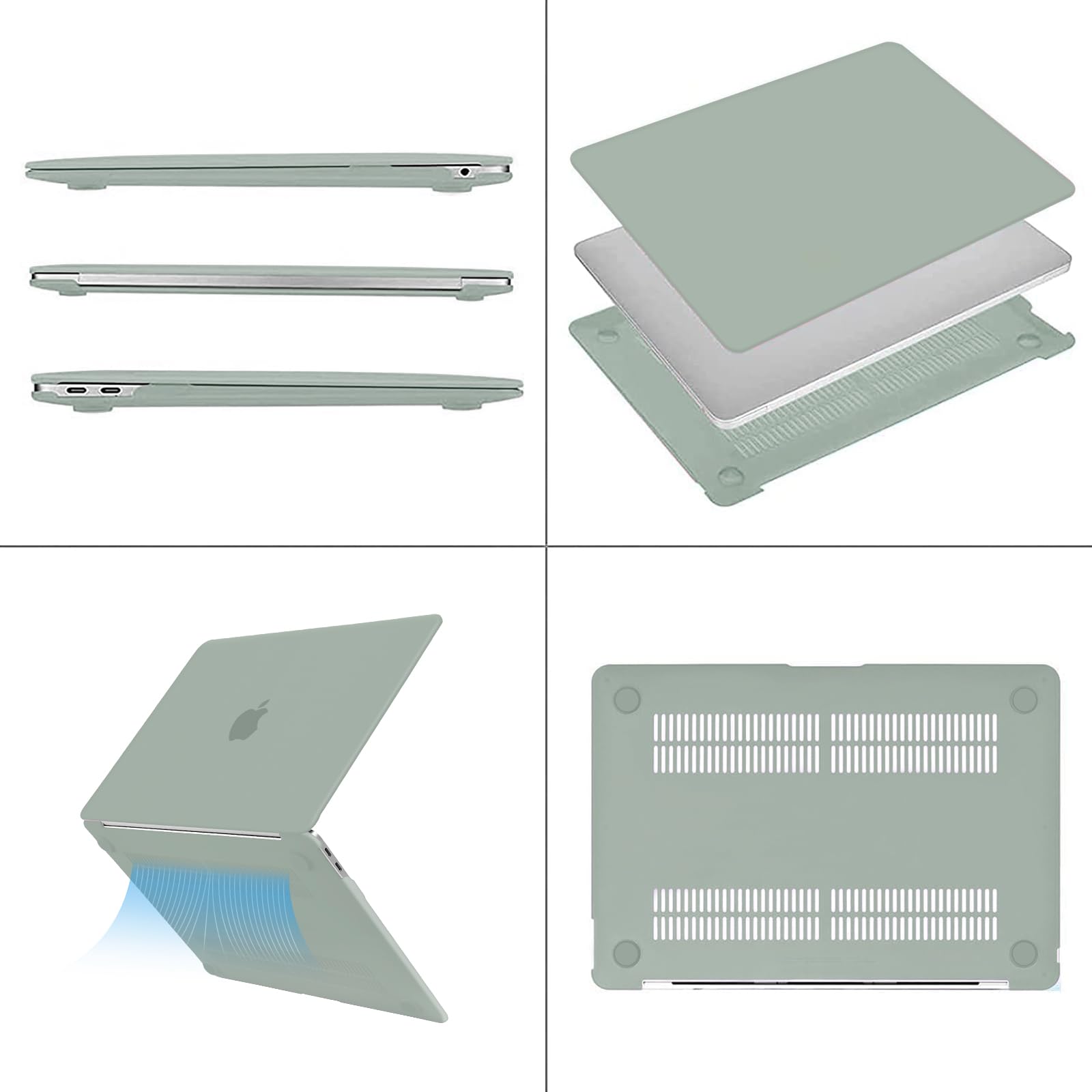 Foto 6 pulgar | Funda Mosiso Compatible Con Macbook Air 13 3 Pulgadas M1 2021 - Venta Internacional.