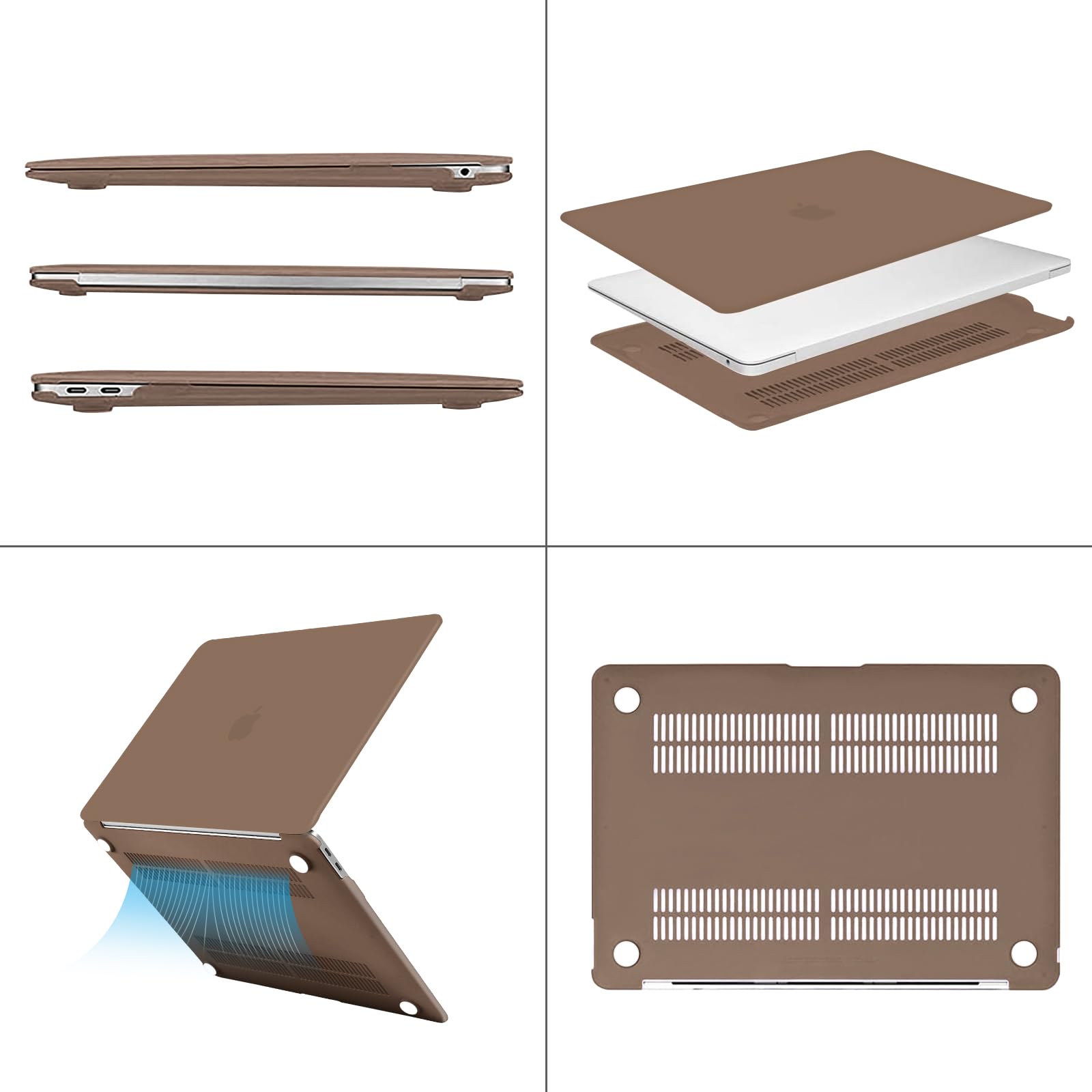 Foto 6 pulgar | Funda Mosiso Compatible Con El Chip M1 De 13 3 Pulgadas Del Macbook Air 2021-2018 - Venta Internacional.