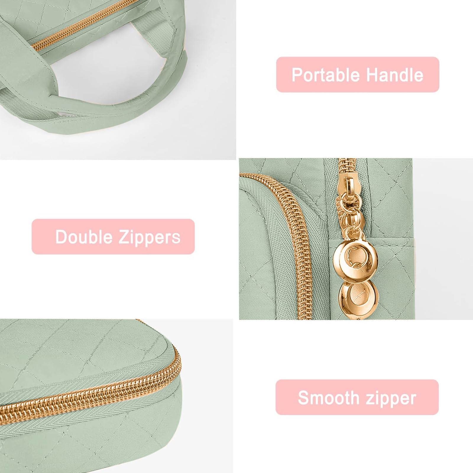 Foto 4 | Funda Protectora Para Portátil Mosiso 360 De 13.3 Pulgadas  Color Verde Salvia - Venta Internacional.