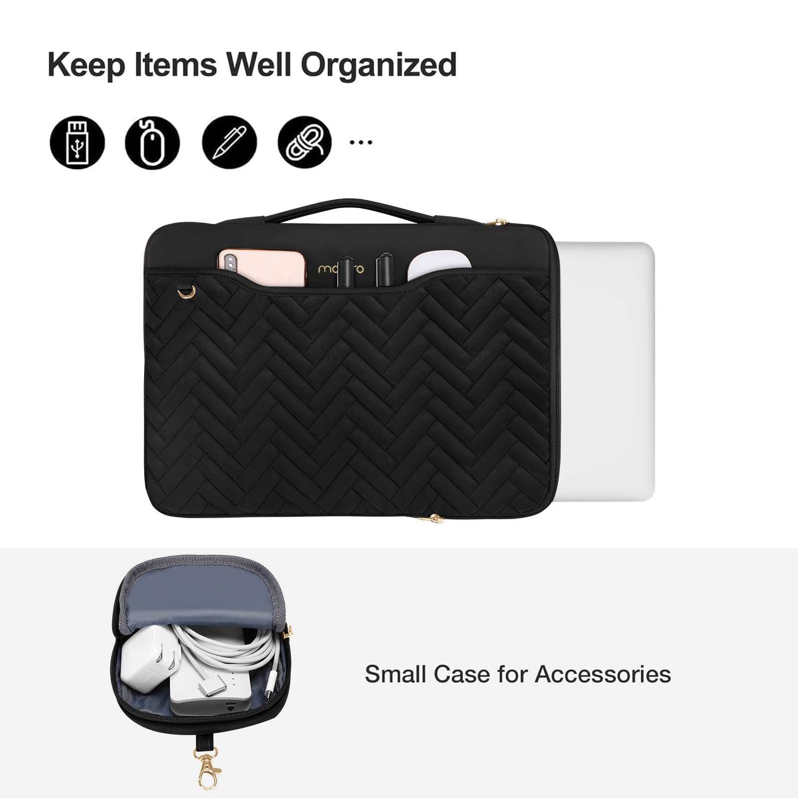Foto 3 pulgar | Funda Protectora Para Portátil Mosiso 360 De 13 A 14 Pulgadas Para Macbook - Venta Internacional.
