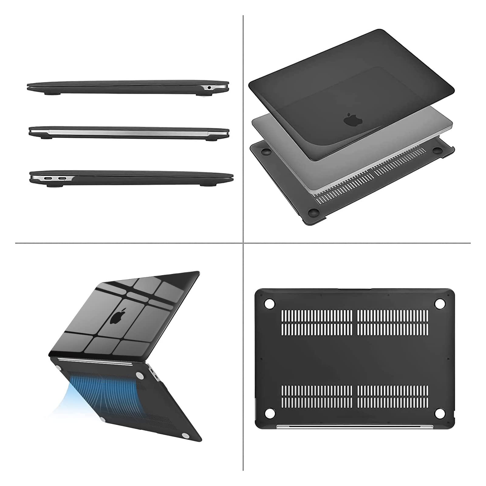 Foto 6 pulgar | Funda Mosiso Compatible Con Macbook Air De 13 3'' Y Funda De Teclado - Venta Internacional.