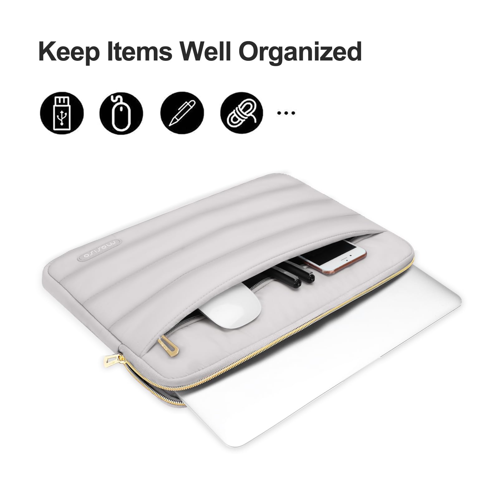 Foto 3 pulgar | Funda Mosiso Para Portátil Macbook Air/pro Con Funda Abullonada De 13 3 Pulgadas - Venta Internacional.