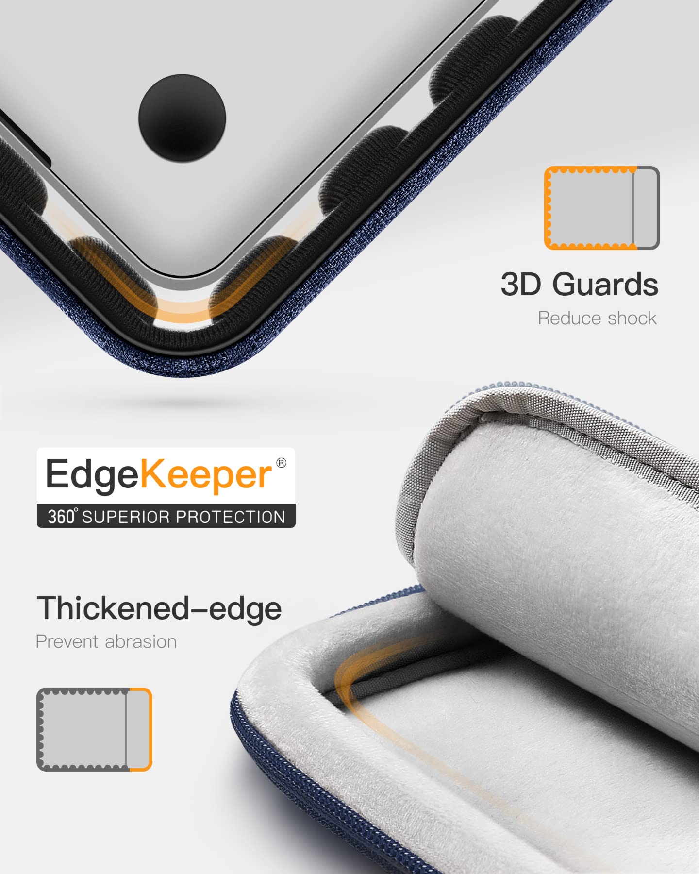 Foto 4 pulgar | Funda Para Portátil Inateck 360° Con Protección Para Macbook De 13 Pulgadas  Color Azul - Venta Internacional.