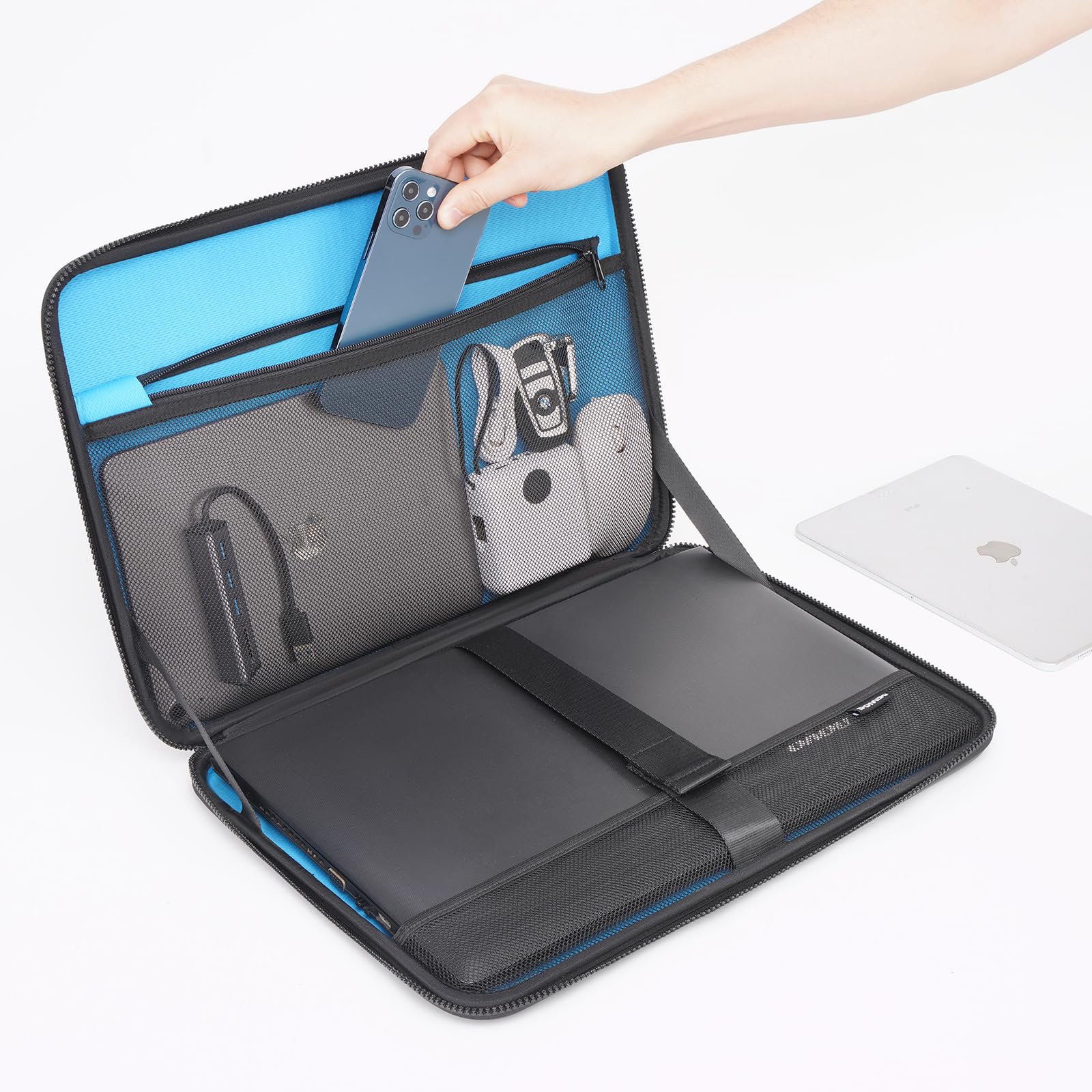 Foto 5 pulgar | Funda Para Portátil Doiso De 17 3 Pulgadas  Impermeable  Eva  Negra - Venta Internacional.