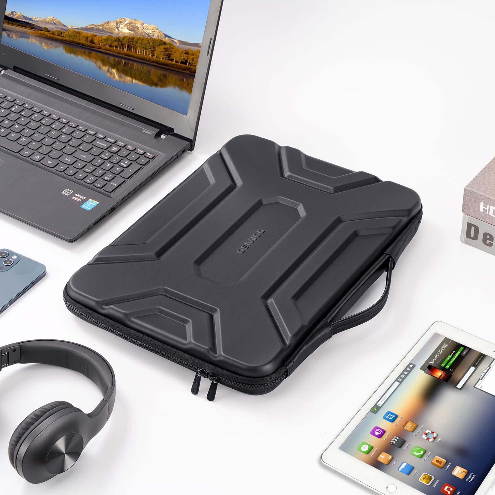Foto 7 pulgar | Funda Para Portátil Doiso De 17 3 Pulgadas  Impermeable  Eva  Negra - Venta Internacional.