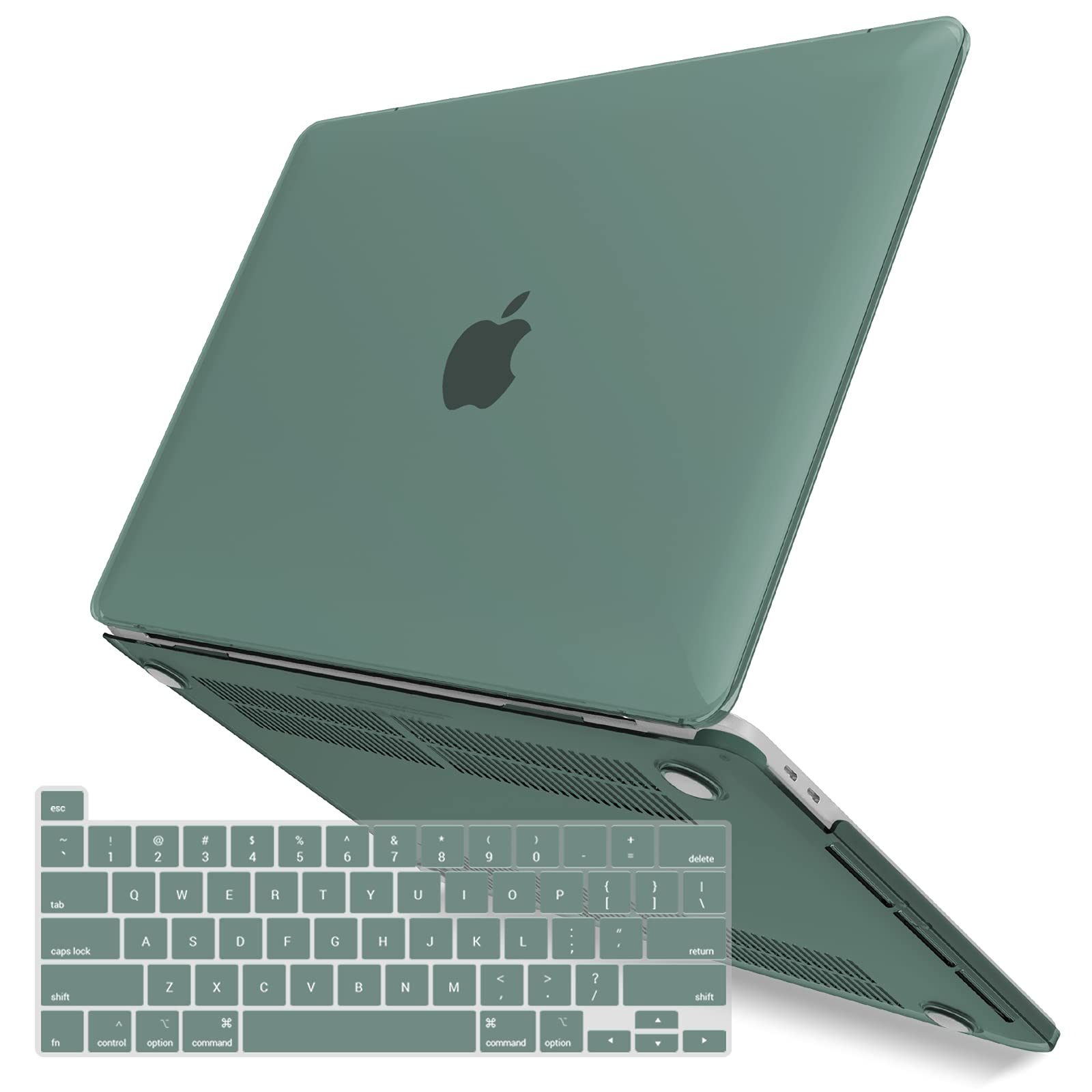 Funda Ibenzer Compatible Con Macbook Pro 13  Color Verde Medianoche - Venta Internacional.