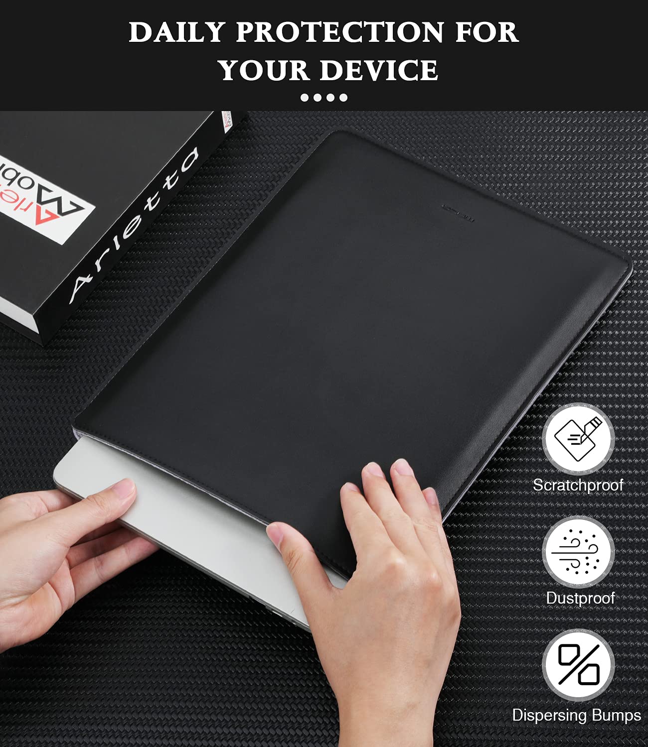 Foto 6 pulgar | Funda Para Portátil Moko Compatible Con Macbook Pro De 14 Pulgadas  Color Negro - Venta Internacional.