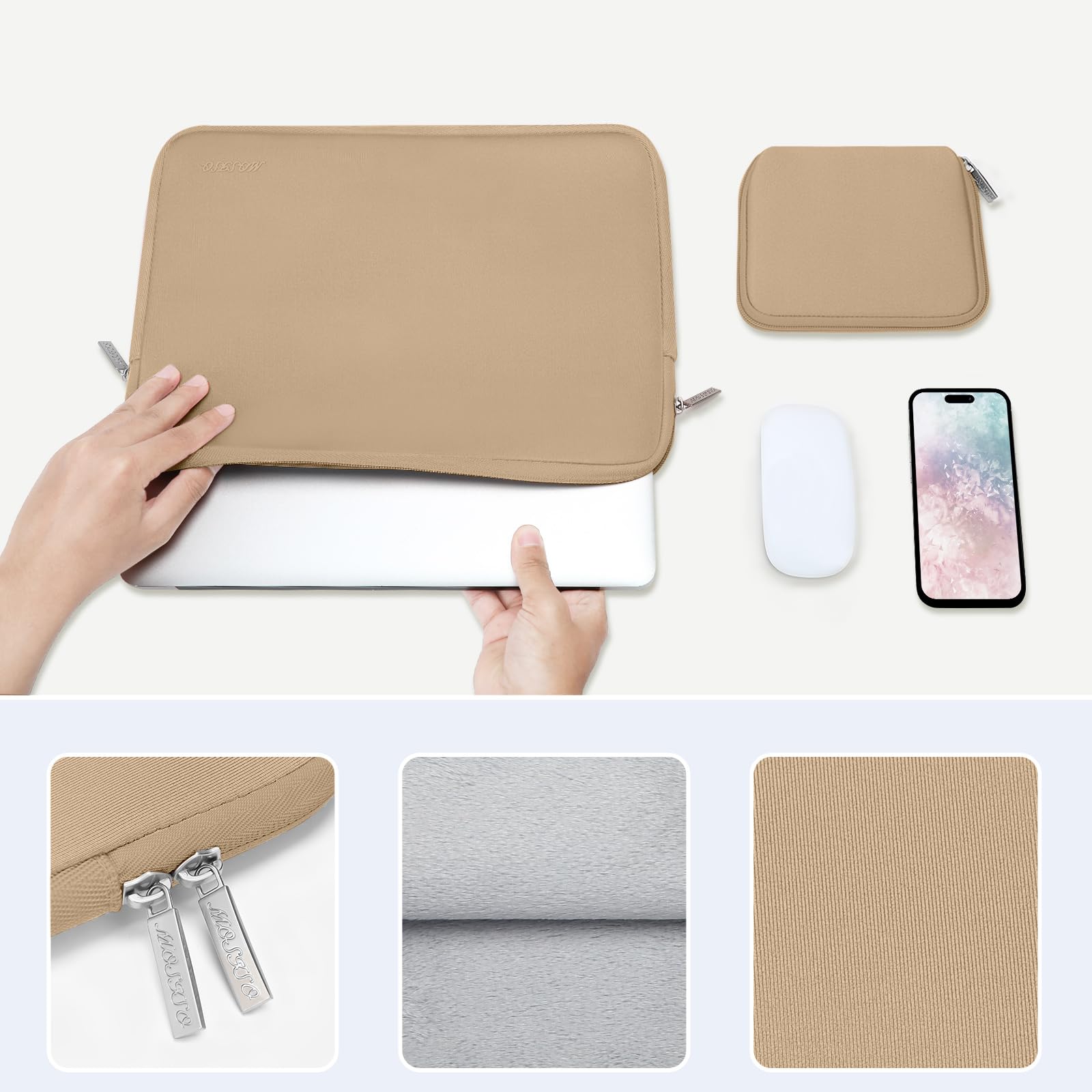Foto 5 pulgar | Funda Para Portátil Mosiso Para Macbook Air/pro 13/14 De 13 3'' - Venta Internacional.