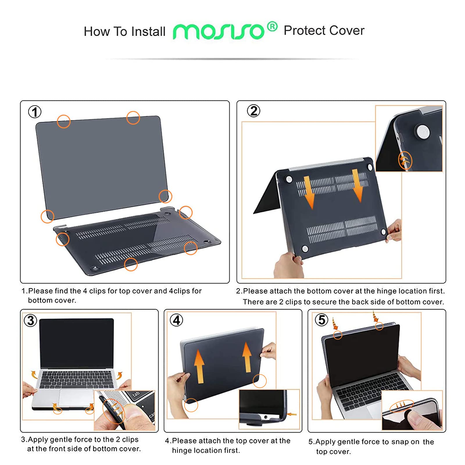 Foto 3 | Funda Con Teclado Y Protector De Pantalla Para Macbook Air 13 - Venta Internacional.