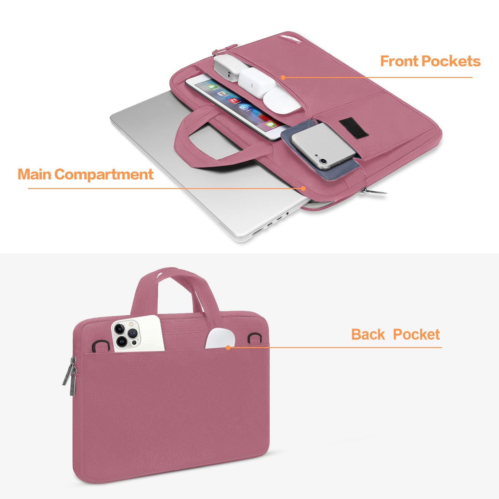 Foto 3 pulgar | Bandolera Para Portátil Compatible Con Mosiso  Macbook De 13 A 13 3 Pulgadas - Venta Internacional.