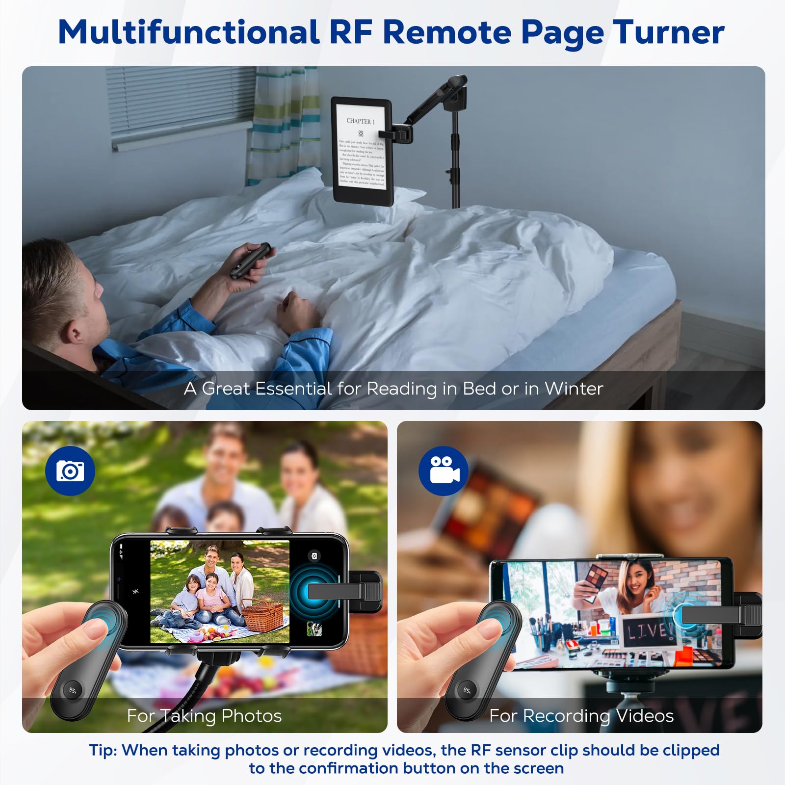 Foto 7 pulgar | Control Remoto Page Turner Moko Para Kindle Paperwhite Black - Venta Internacional.