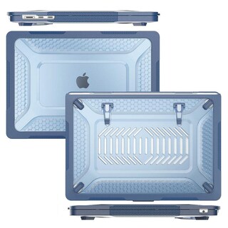 Foto 4 | Funda Tekku Hc Para Macbook Air 15 Azul A2941 A3114 Uso Rudo