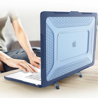 Foto 6 | Funda Tekku Hc Para Macbook Air 15 Azul A2941 A3114 Uso Rudo