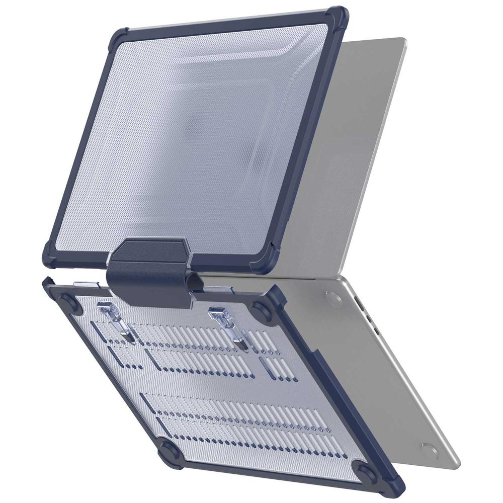 Foto 4 pulgar | Funda Tekku St Para Macbook Air 15 Azul Uso Rudo A2941 A3114