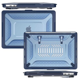Foto 2 | Funda Tekku Hc Para Macbook Pro 13 M1 M2 Uso Rudo Azul A2338 A2238 A2289 A2251 A2159 A1989 A1706 A1708