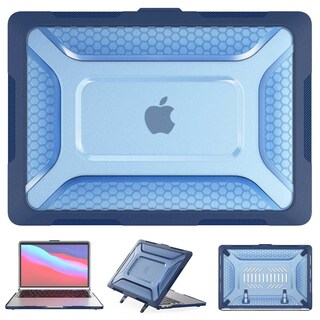 Foto 5 | Funda Tekku Hc Para Macbook Pro 13 M1 M2 Uso Rudo Azul A2338 A2238 A2289 A2251 A2159 A1989 A1706 A1708