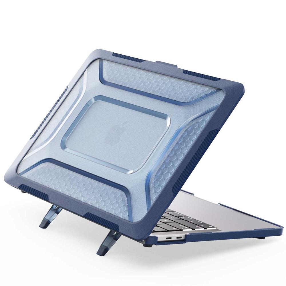 Foto 8 pulgar | Funda Tekku Hc Para Macbook Pro 13 M1 M2  Uso Rudo Azul A2338 A2238 A2289 A2251 A2159 A1989 A1706 A1708