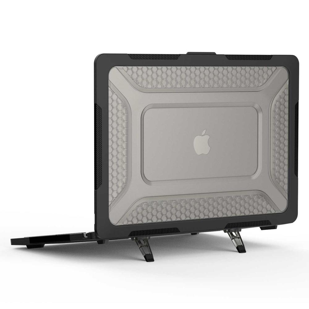 Foto 6 pulgar | Funda Tekku Hc Para Macbook Air 13 Negra A2337 M1 A2179 A1932 Uso Rudo