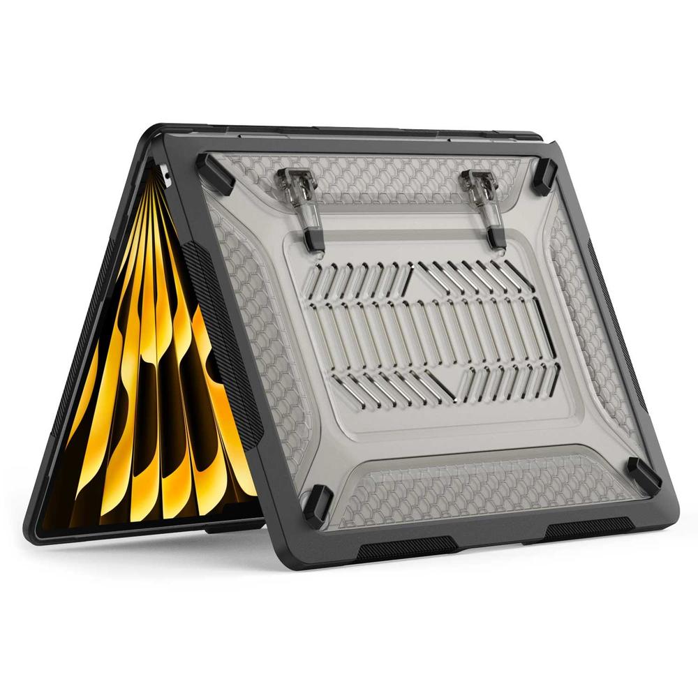 Foto 7 | Funda Tekku Hc Para Macbook Air 13 Negra A2337 M1 A2179 A1932 Uso Rudo