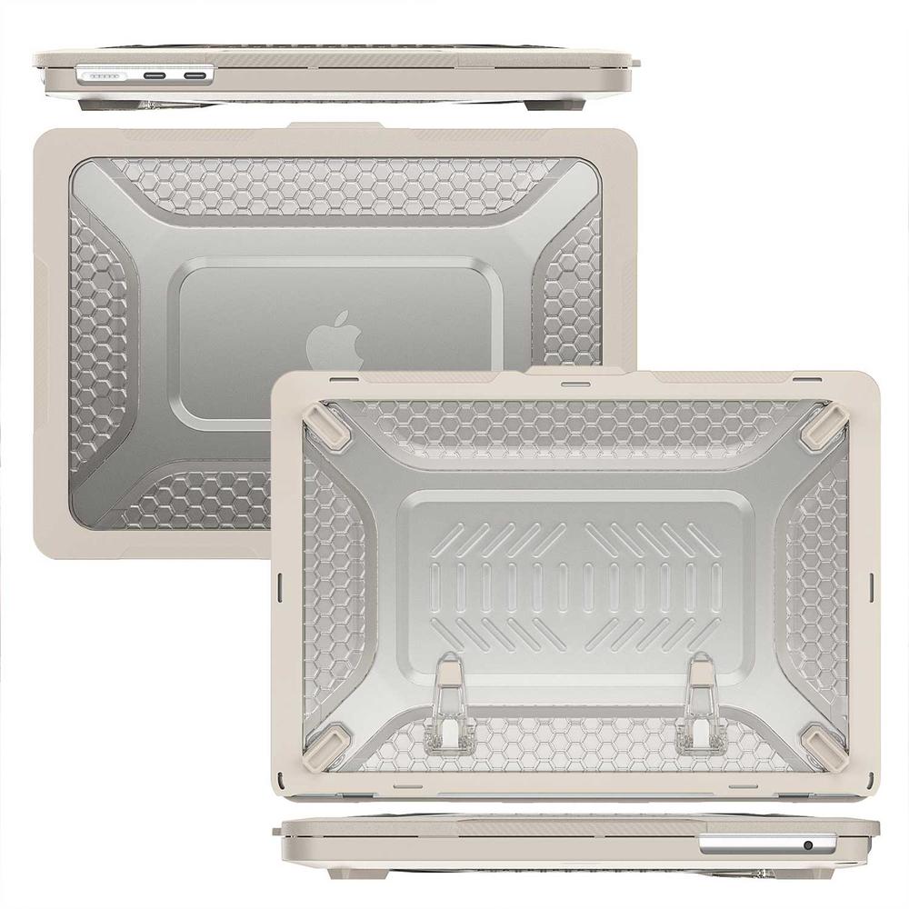 Foto 4 | Funda Tekku Hc Para Macbook Air 13 M2 M3 A2681 A3113 Arena Uso Rudo