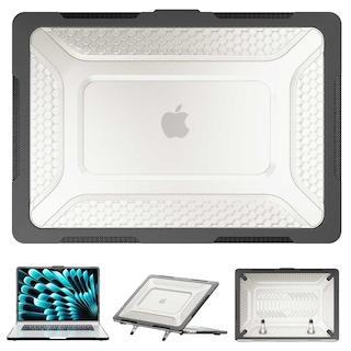 Foto 2 | Funda Tekku Hc Para Macbook Air 15 Negra A2941a3114 Uso Rudo