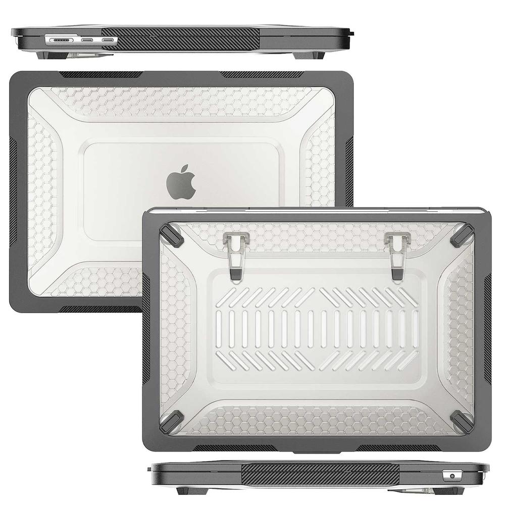 Foto 5 pulgar | Funda Tekku Hc Para Macbook Air 15 Negra A2941a3114 Uso Rudo