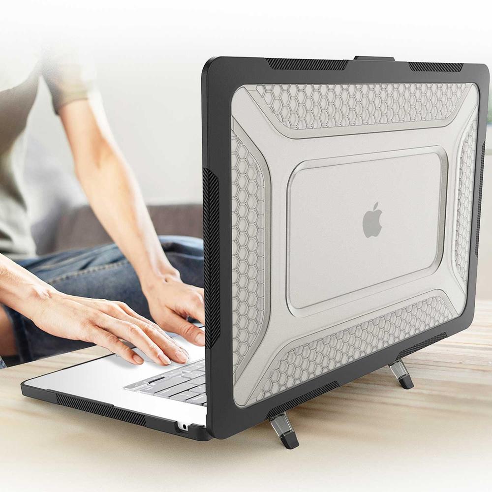 Foto 7 pulgar | Funda Tekku Hc Para Macbook Air 15 Negra A2941a3114 Uso Rudo