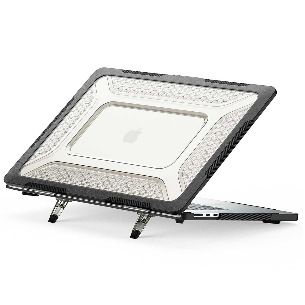Foto 9 pulgar | Funda Tekku Hc Para Macbook Air 15 Negra A2941a3114 Uso Rudo