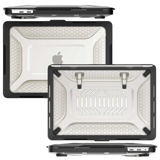 Foto 5 | Funda Tekku Hc Para Macbook Pro 13 M1 M2 Uso Rudo Negra A2338 A2238 A2289 A2251 A2159 A1989 A1706 A1708