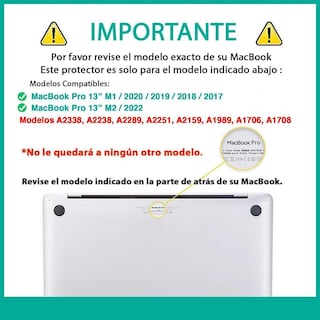 Foto 3 | Funda Tekku Para Macbook Pro 13 M1 M2 Uso Rudo Gris A2338 A2238 A2289 A2251 A2159 A1989 A1706 A1708