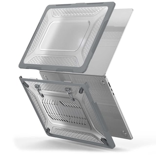 Foto 4 | Funda Tekku Hc Para Macbook Air 15 A2941 A3114 Uso Rudo Gris