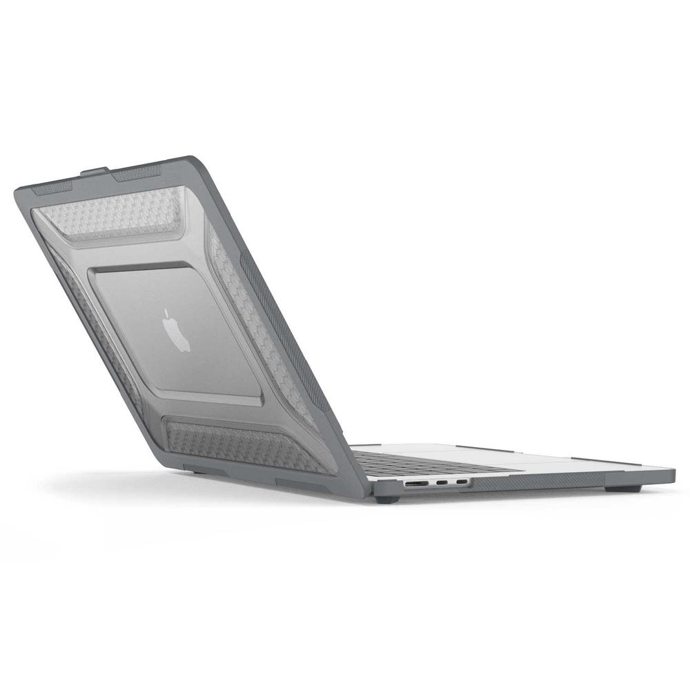 Foto 9 pulgar | Funda Tekku Hc Para Macbook Air 15 A2941 A3114 Uso Rudo Gris