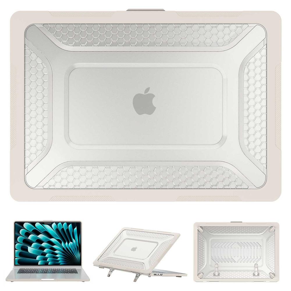 Foto 3 pulgar | Funda Tekku Hc Para Macbook Air 15 Arena A2941 A3114 Uso Rudo