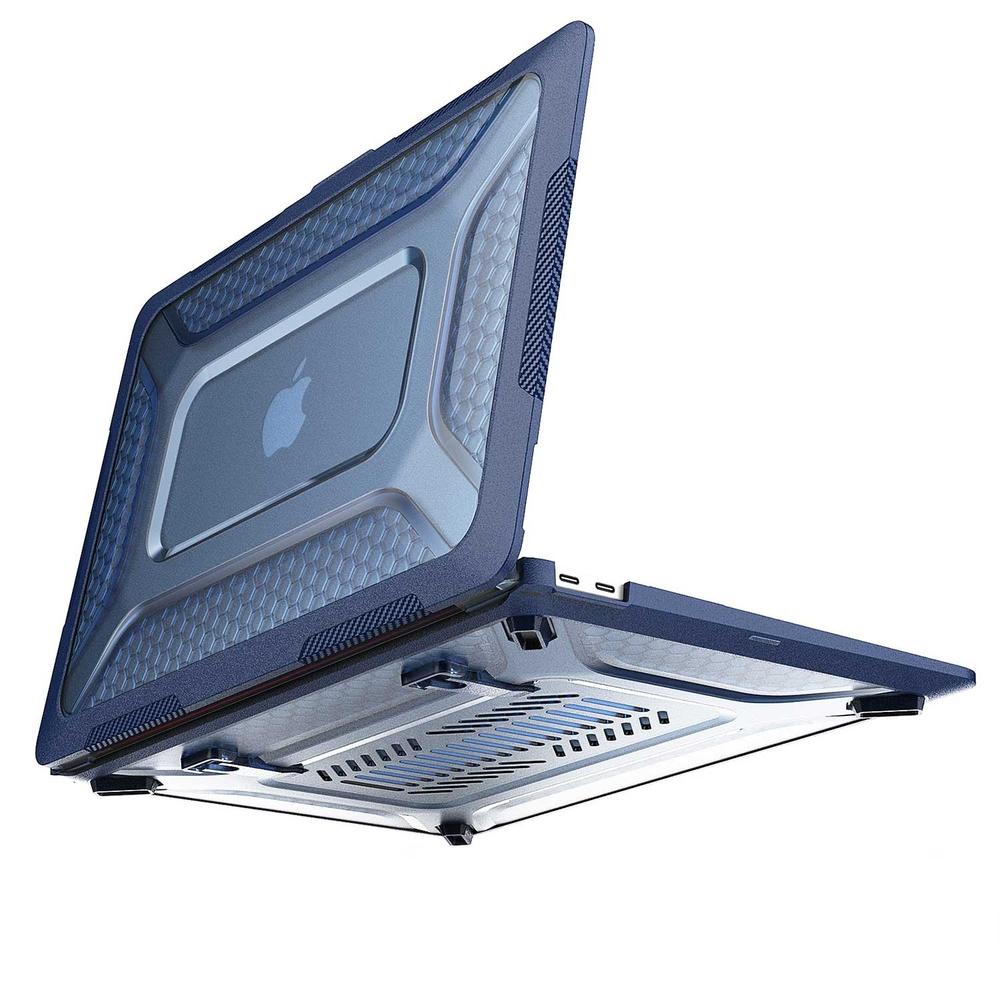 Foto 2 pulgar | Funda Tekku Hc Para Macbook Air 13 Azul A2337 M1 A2179 A1932 Uso Rudo