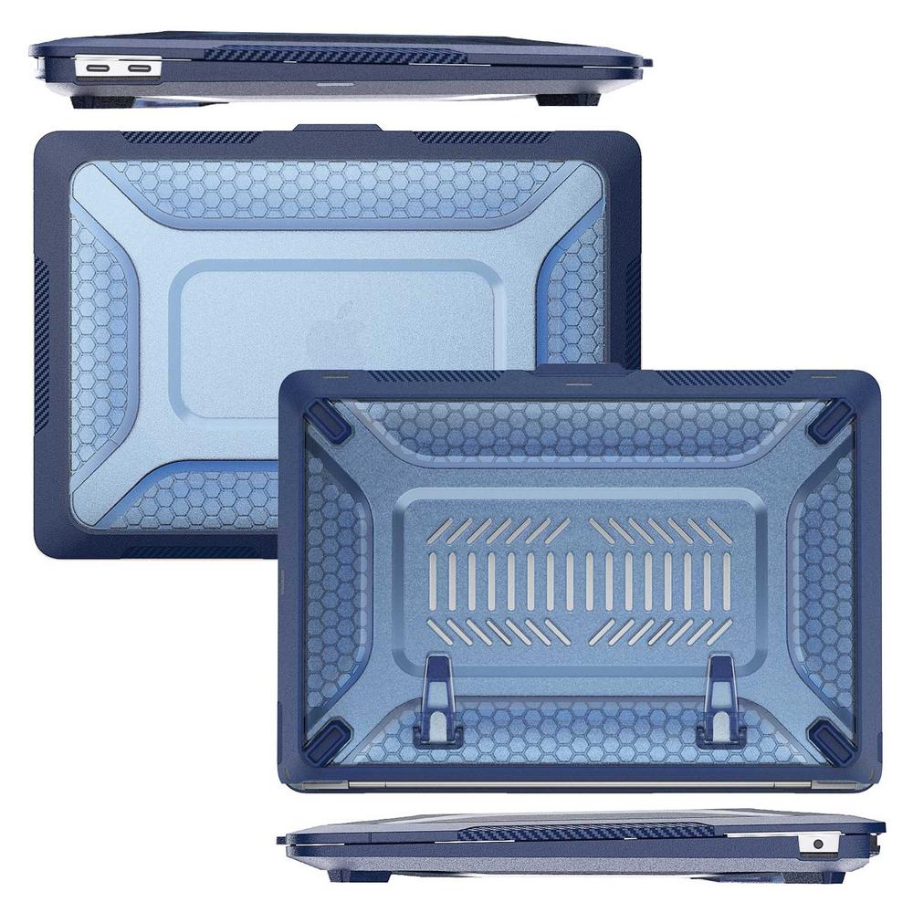 Foto 7 | Funda Tekku Hc Para Macbook Air 13 Azul A2337 M1 A2179 A1932 Uso Rudo