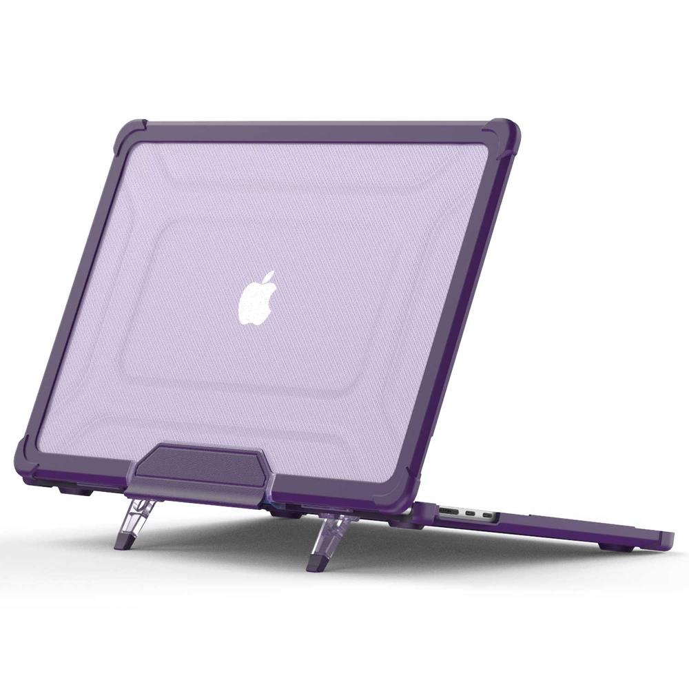 Foto 8 pulgar | Funda Tekku St Para Macbook Air 15 Violeta Uso Rudo A2941 A3114