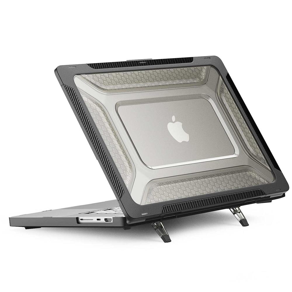 Foto 6 pulgar | Funda Tekku Hc Para Macbook Pro 16 Uso Rudo Negra A2485 A2780 A2991 M1 M2 M3 Pro Max