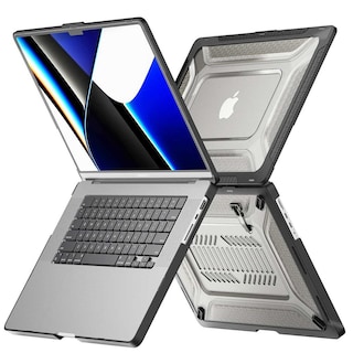 Foto 7 | Funda Tekku Hc Para Macbook Pro 16 Uso Rudo Negra A2485 A2780 A2991 M1 M2 M3 Pro Max