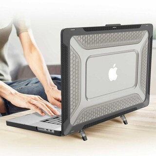Foto 8 | Funda Tekku Hc Para Macbook Pro 16 Uso Rudo Negra A2485 A2780 A2991 M1 M2 M3 Pro Max