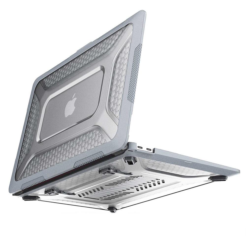 Foto 2 pulgar | Funda Tekku Hc Para Macbook Air 13 Gris A2337 M1 A2179 A1932 Uso Rudo